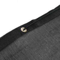 vidaXL Rede de reboque PEAD 1,5x2,2 m preto