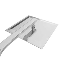 Conjunto duche com dois chuveiros e termostato aço inoxidável