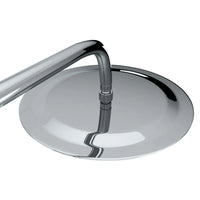 Conjunto de duche com chuveiro fixo e de mão aço inoxidável