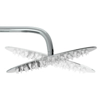 Conjunto de duche com chuveiro fixo e de mão aço inoxidável