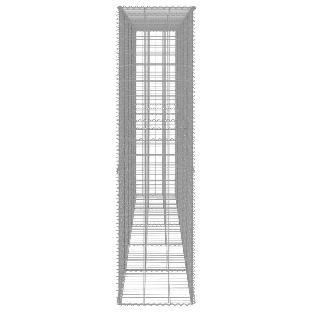Muro gabião com tampa aço galvanizado 300x50x200 cm