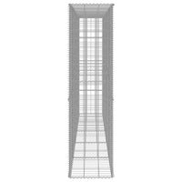 Muro gabião com tampa aço galvanizado 300x50x200 cm
