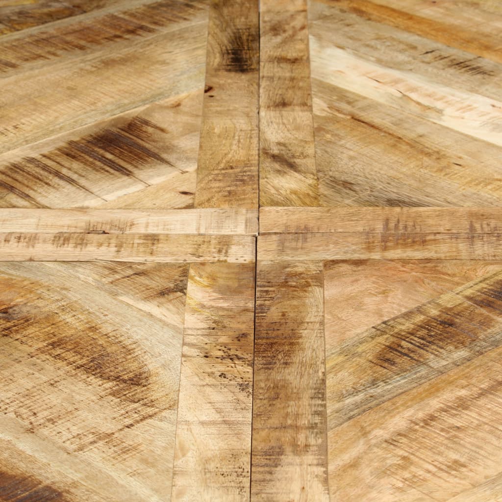 vidaXL Mesa de jantar redonda 150x76 cm madeira de mangueira maciça