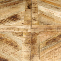 vidaXL Mesa de jantar redonda 150x76 cm madeira de mangueira maciça