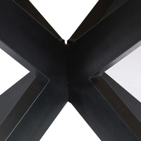 vidaXL Mesa de jantar redonda 150x76 cm madeira de mangueira maciça