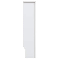 vidaXL Cobertura de radiador 112x19x81,5 cm MDF branco