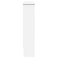 vidaXL Cobertura de radiador 112x19x81,5 cm MDF branco
