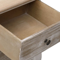 vidaXL Mesa de cabeceira 35x30x50 cm madeira de paulownia