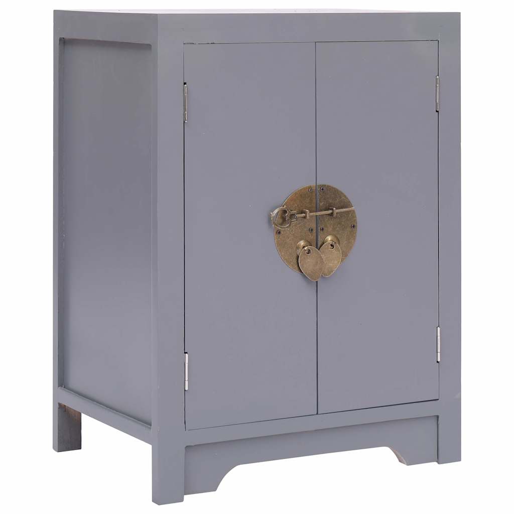 vidaXL Mesa-de-cabeceira 38x28x52 cm madeira de paulownia