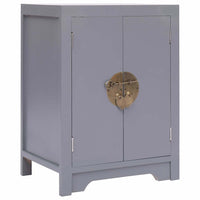 vidaXL Mesa-de-cabeceira 38x28x52 cm madeira de paulownia