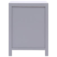 vidaXL Mesa-de-cabeceira 38x28x52 cm madeira de paulownia