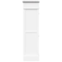 vidaXL Sapateira 50x28x98 cm madeira de paulownia cinzento