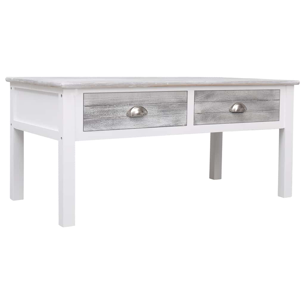 vidaXL Mesa de centro 100x50x45 cm madeira cinzento