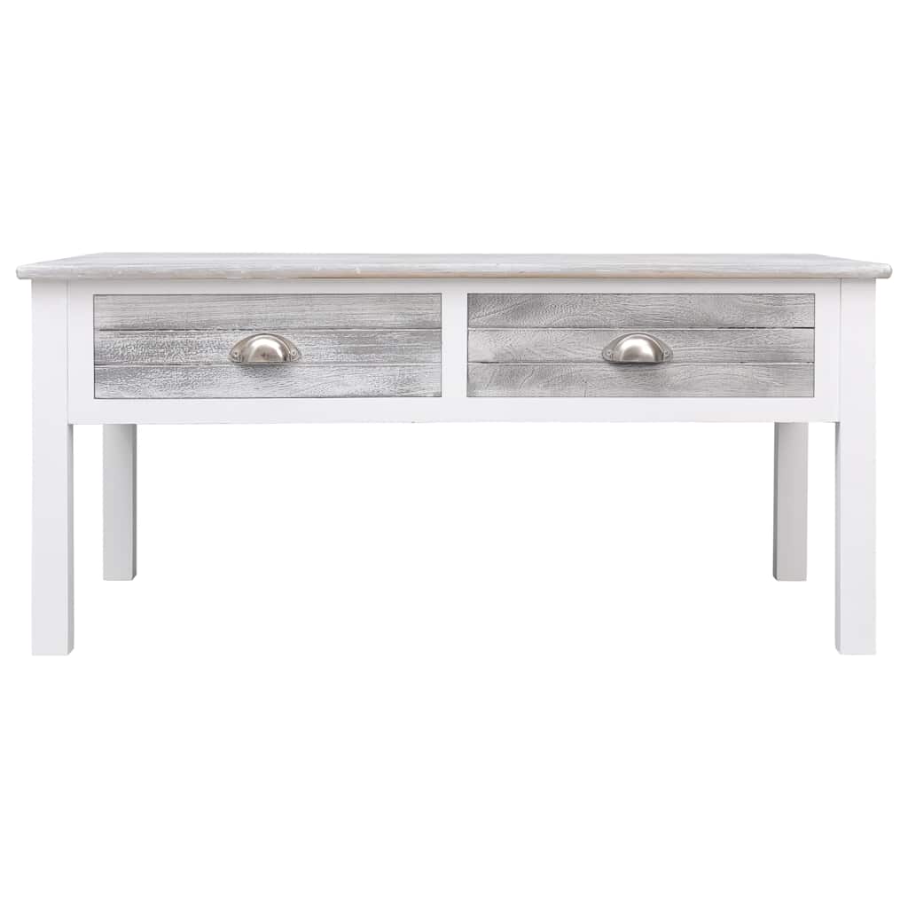 vidaXL Mesa de centro 100x50x45 cm madeira cinzento