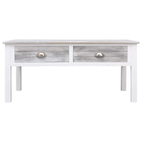 vidaXL Mesa de centro 100x50x45 cm madeira cinzento