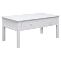 vidaXL Mesa de centro 100x50x45 cm madeira branco
