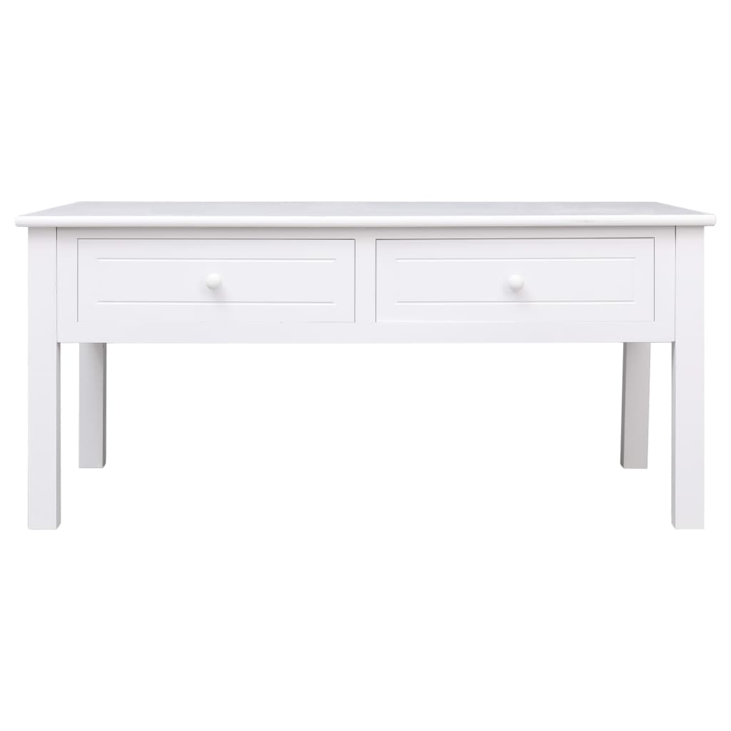 vidaXL Mesa de centro 100x50x45 cm madeira branco