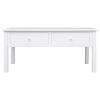 vidaXL Mesa de centro 100x50x45 cm madeira branco