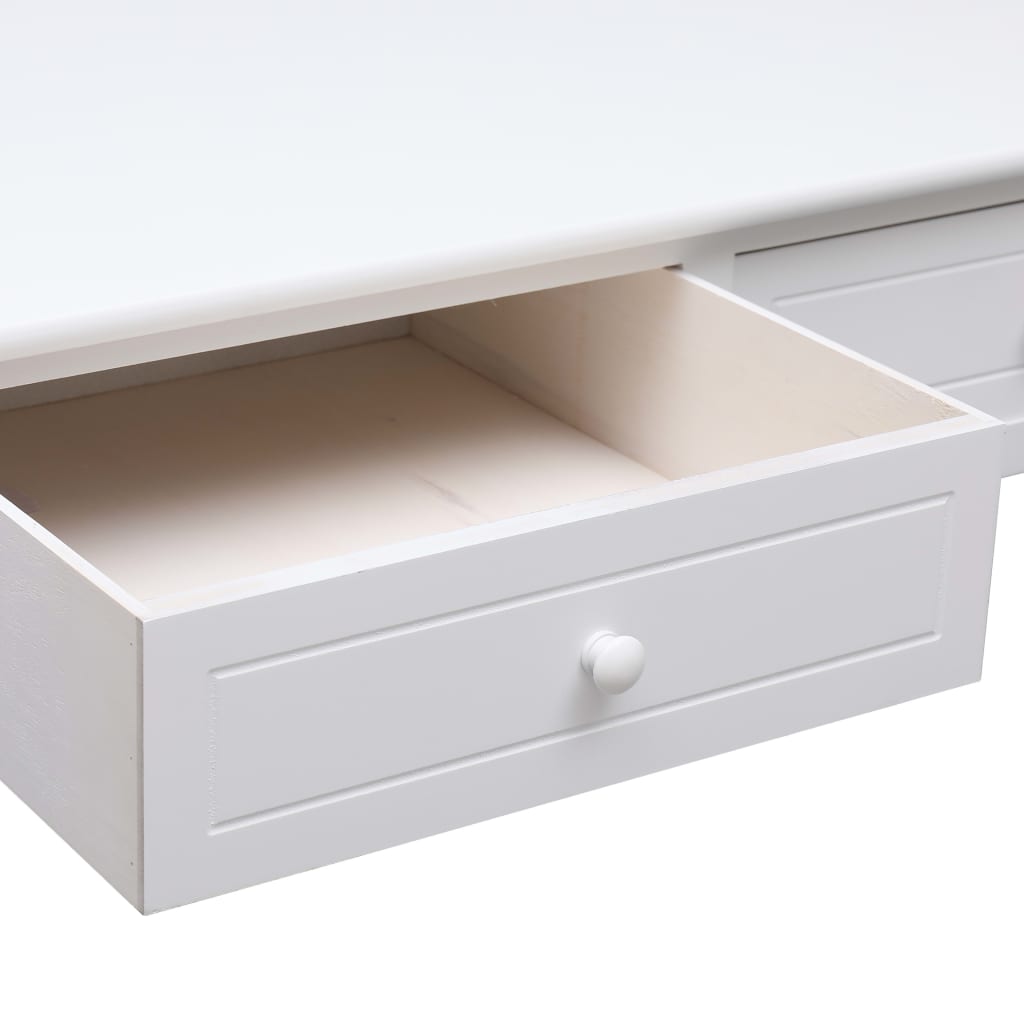 vidaXL Mesa de centro 100x50x45 cm madeira branco
