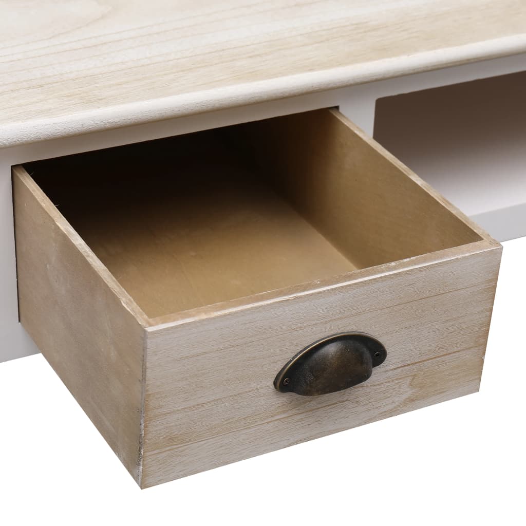 vidaXL Mesa consola 110x45x76 cm madeira