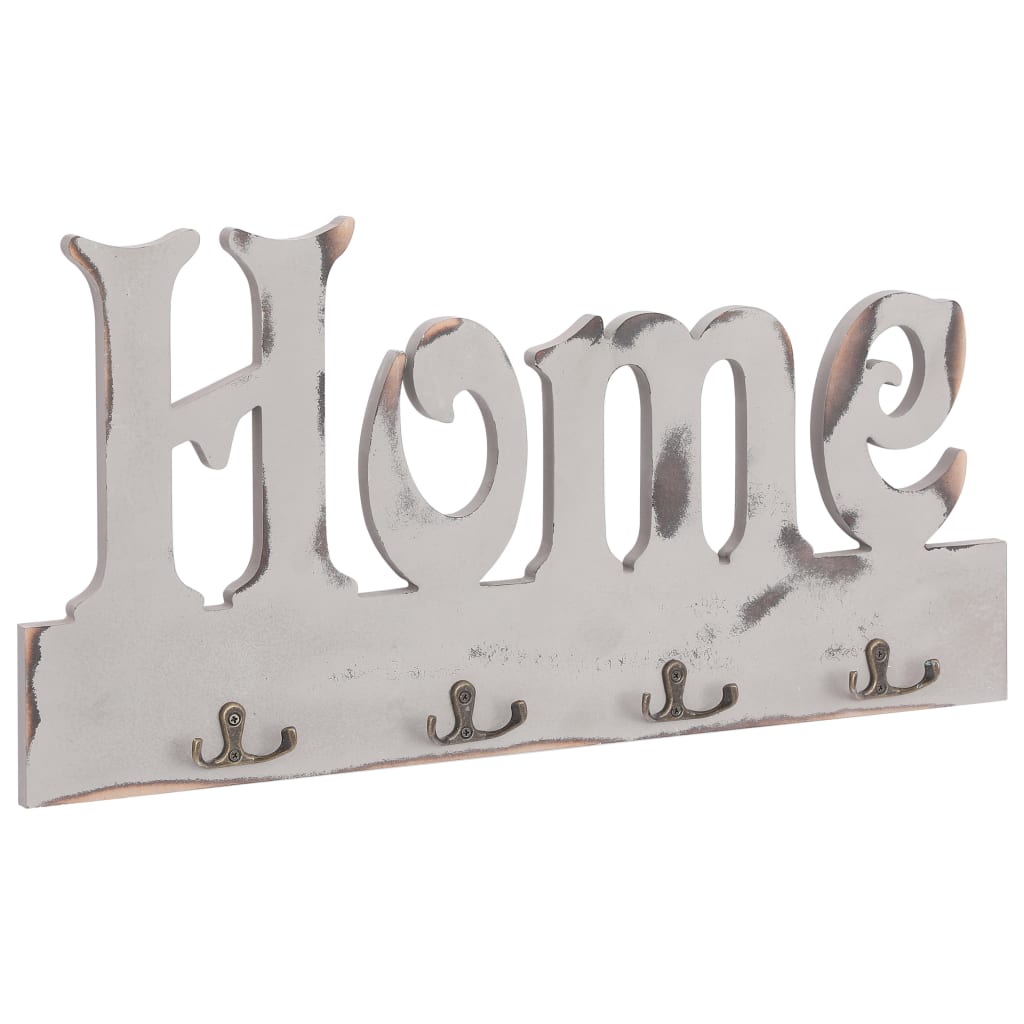 vidaXL Cabide de parede HOME 50x23 cm