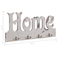 vidaXL Cabide de parede HOME 50x23 cm