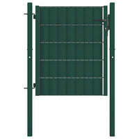 Portão de cerca em PVC e aço 100x81 cm
