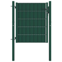Portão de cerca em PVC e aço 100x100 cm