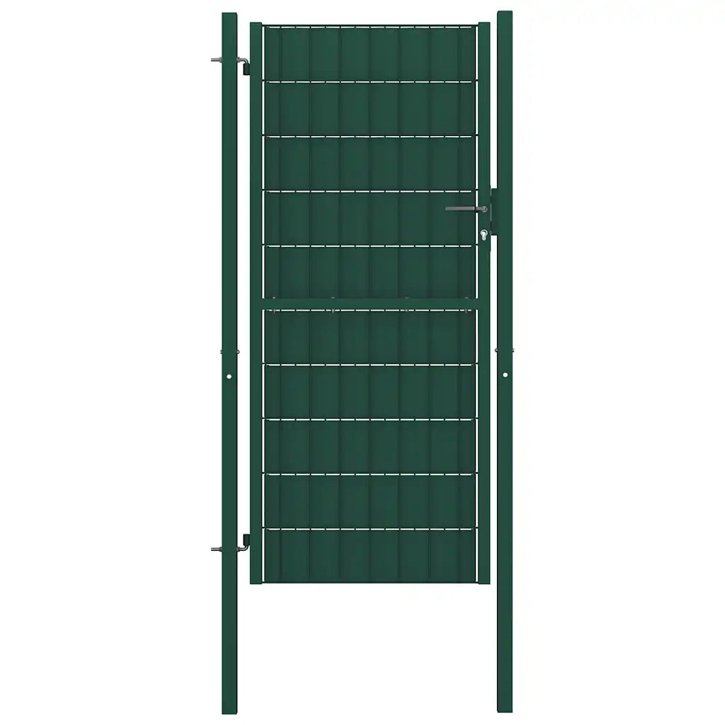 Portão de cerca em PVC e aço 100x204 cm