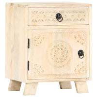 vidaXL Mesa de cabeceira 40x30x50 cm madeira de mangueira maciça