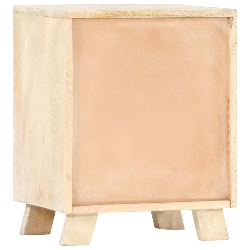 vidaXL Mesa de cabeceira 40x30x50 cm madeira de mangueira maciça