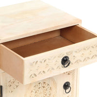 vidaXL Mesa de cabeceira 40x30x50 cm madeira de mangueira maciça