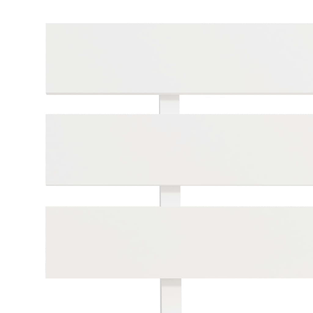 vidaXL Estrutura de cama 90x200 cm pinho maciço branco