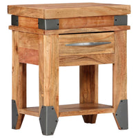 vidaXL Mesa consola 110x34x74 cm madeira de acácia maciça