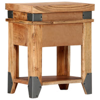 vidaXL Mesa consola 110x34x74 cm madeira de acácia maciça