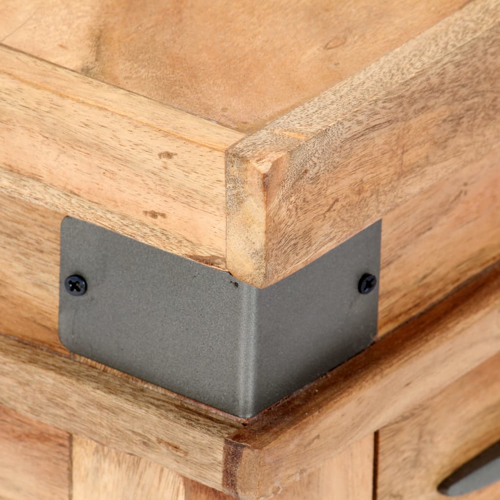 vidaXL Mesa consola 110x34x74 cm madeira de acácia maciça