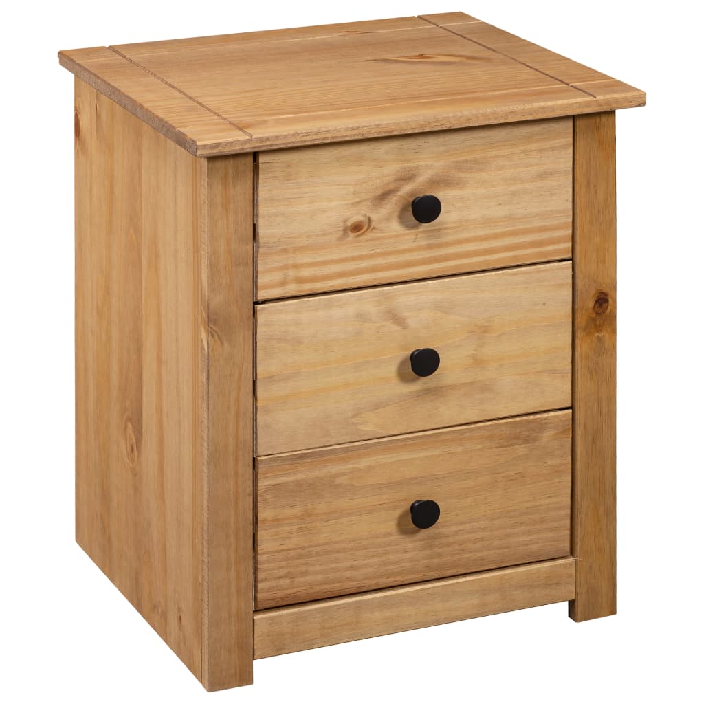 vidaXL Mesa de cabeceira 46x40x57 cm madeira de pinho panama