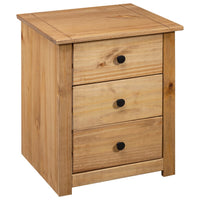 vidaXL Mesa de cabeceira 46x40x57 cm madeira de pinho panama