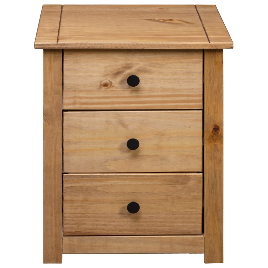 vidaXL Mesa de cabeceira 46x40x57 cm madeira de pinho panama