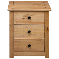 vidaXL Mesa de cabeceira 46x40x57 cm madeira de pinho panama