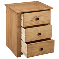 vidaXL Mesa de cabeceira 46x40x57 cm madeira de pinho panama