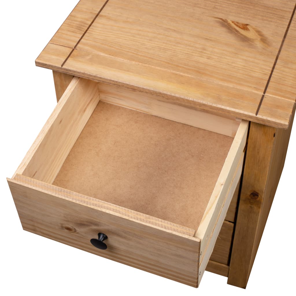 vidaXL Mesa de cabeceira 46x40x57 cm madeira de pinho panama