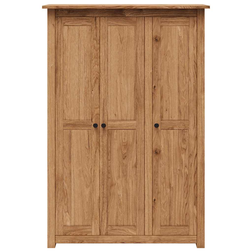 vidaXL Roupeiro com 3 portas 118x50x171,5 cm pinho Panamá
