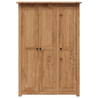 vidaXL Roupeiro com 3 portas 118x50x171,5 cm pinho Panamá