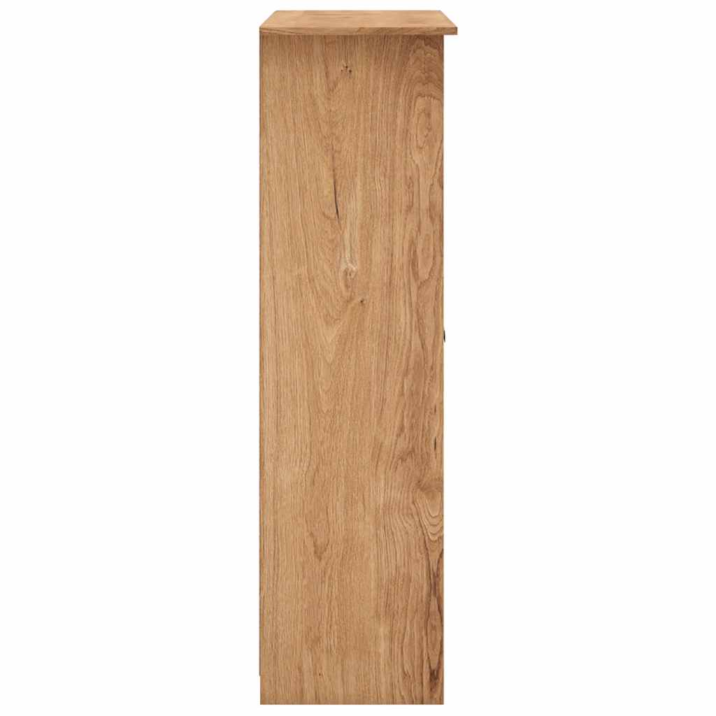 vidaXL Roupeiro com 3 portas 118x50x171,5 cm pinho Panamá