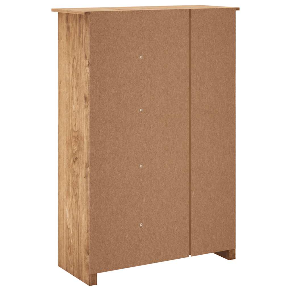 vidaXL Roupeiro com 3 portas 118x50x171,5 cm pinho Panamá