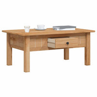 vidaXL Mesa de centro 100x60x43,5 cm pinho maciço Panama