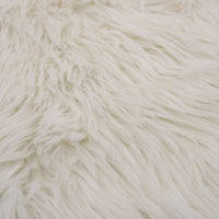 vidaXL Tapete em pele de carneiro artificial 60x90 cm branco