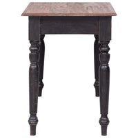 vidaXL Secretária com 3 gavetas 117x57x75 cm madeira de mogno maciça