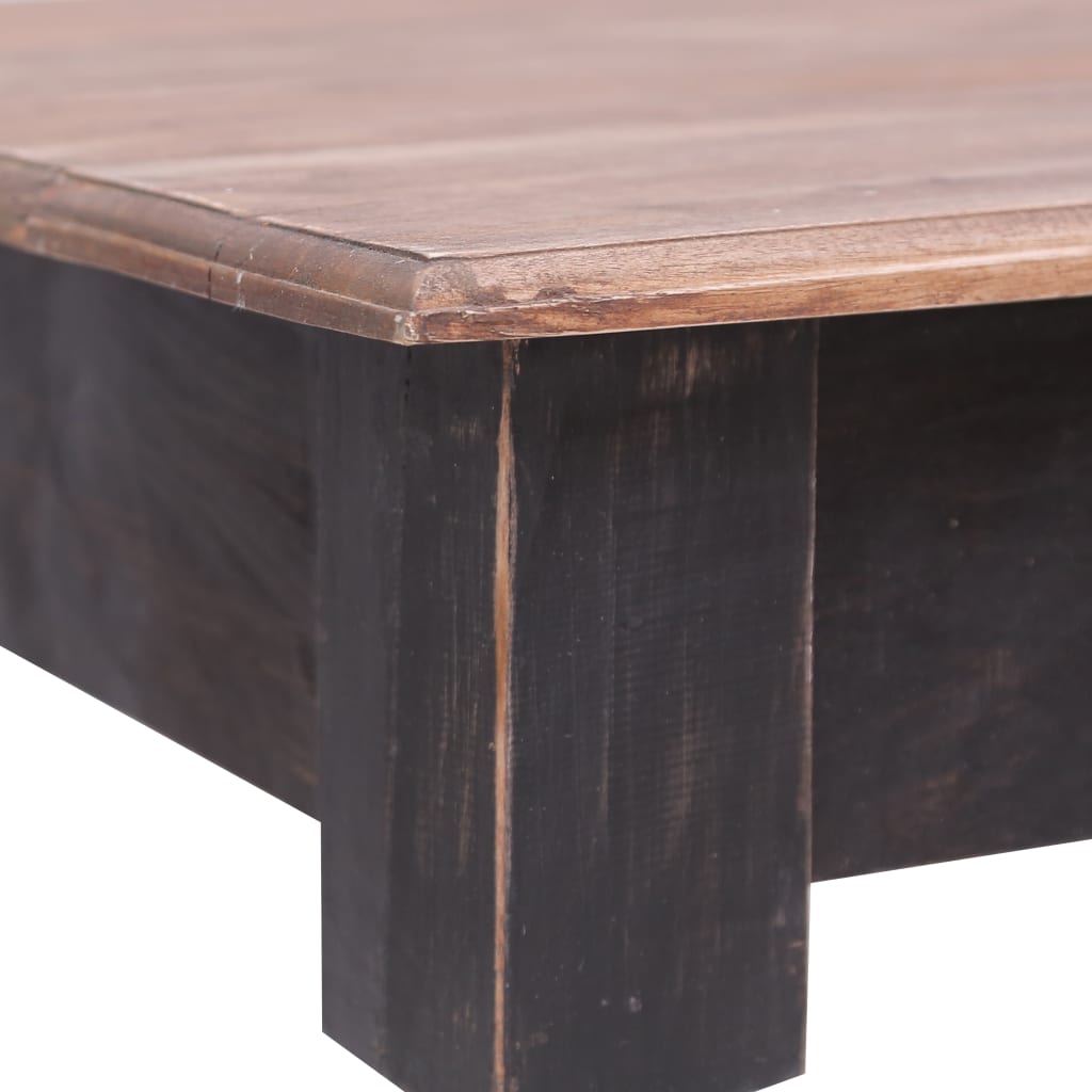 vidaXL Secretária com 3 gavetas 117x57x75 cm madeira de mogno maciça